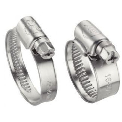 Collier de serrage bande pleine Largeur 9mm Ø 25-40mm Acier W1 Boite de 25 pieces