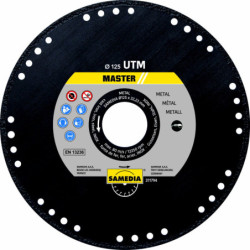 DISQUE DIAMANT MASTER UTM 125x1.3x22.2mm COUPE DES ACIERS
