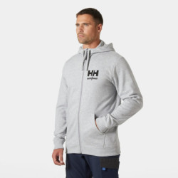 FS Sweat zippé à capuche Classic coton polyester 280g Light grey mélange