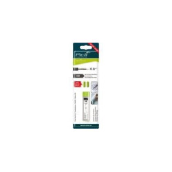 MINES GRAPHITES HB + GOMMES POUR PICA DRY (blister de 24 mines)