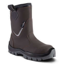 Botte cuir fourrée Unitan S3 HI CI FO LG SR Marron