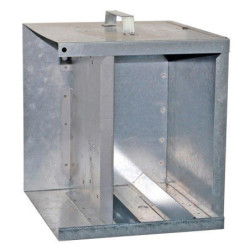 BOITIER METALLIQUE POUR BATTERIE ZINGUE