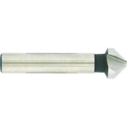 Fraise à noyer HSS cobalt 5% 90° Tête 3 taillants Queue cylindrique
