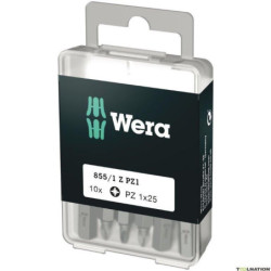 EMBOUTS DE VISSAGE 1/4 POZIDRIV PZ 1x25mm (boite de 10 pcs)
