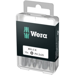EMBOUTS DE VISSAGE 1/4 PHILLIPS PH 2x25mm (boite de 10 pcs)