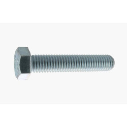 VIS A METAUX TH FT CL 8.8 6x10mm ZINGUE BLANC