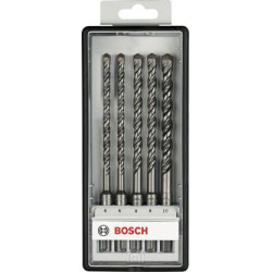Coffret 5 forets pour perforateur SDS plus-5 Robust Line Ø 6-6-8-8-10 mm Long. Utile 100mm