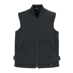 GILET MATELASSE DE TRAVAIL FIETE Noir 520Gr
