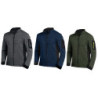 SWEAT CARDIGAN ZIPPE CHRISTOPH 100% POLY 280G Olive/Noir