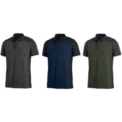 POLO KONRAD CP 180G Olive/Noir