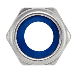 262602-ECROU INDESS. BAGUE NYL. INOX A2 D.18 DIN985