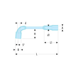 CLE PIPE DEBOUCHEE OGV 75.9-16