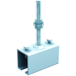 Manchon support de raccordement à tige filetée longue SPORTUB pour rail 62x55mm Mantion 6256ML