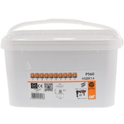 Clous SPIT HSBR14 en bande pour le cloueur P560 - Seau de 1000 clous