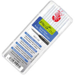 Mines blanches pour PICA Dry Longlife Multi usage Résistant à l'eau Etui de 10 mines