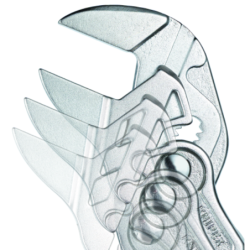 PINCE CLE 250 MM GAINEE PVC CHROME