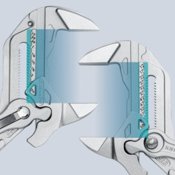 PINCE CLE 250 MM GAINEE PVC CHROME
