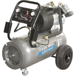 COMPRESSEUR BI-CYLINDRE SUR ROUES 50L 3,5CV PRESSION 8 BAR DEBIT 17,4 m3/H RESTITUE