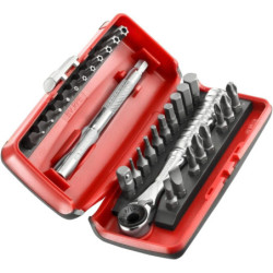 COFFRET CLIQUET PORTE-EMBOUTS 31 pieces R.PEJ31PB