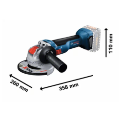 Meuleuse angulaire Ø 125mm GWX 18-10 Solo En coffret L-BOXX