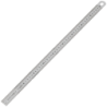 Réglet Inox semi rigide longueur 500mm un bord en mm - un bord en 1/2mm Facom DELA.1056.500