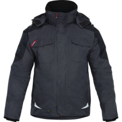 PARKA HIVER GALAXY 100% POLY Gris Anthracite/ Noir