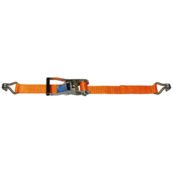 SANGLE D'ARRIMAGE 50mm 9 METRES 2 CROCHETS DOUBLES