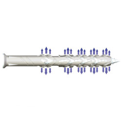 CHEVILLE A VISSER B-LONG XTREM 8x120/70F vis tête fraisée