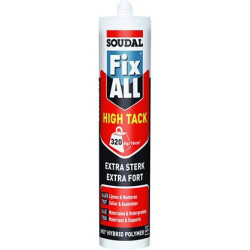 MASTIC COLLE EXTRA FORT Fix ALL 'HIGH TACK' BLANC - 290ML
