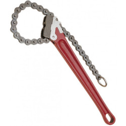 Clé à chaîne Gripping 4'' denture interchangeable