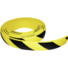 PROTECTION SOUPLE MOUSSE NOIR/JAUNE 60X750X10