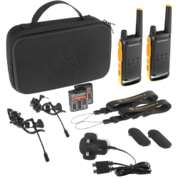 EMETTEUR RECEPTEUR T82 EX LOT DE 2 PORTEE 10KM Talkie-Walkie