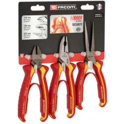 JEU DE 3 PINCES ISOLEES 1000V VE.A4PB
