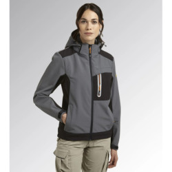 VESTE SOFTSHELL TECH CARBON Gris asphalte