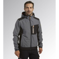 VESTE SOFTSHELL TECH CARBON Gris asphalte
