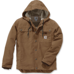 VESTE CARHARTT BARLETT 100% COTON 407G Brun
