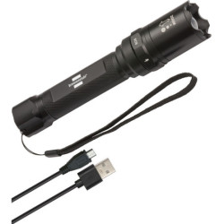 LAMPE POCHE A LED RECHARGEABLE 430 LUMEN AVEC BAGUE ROTATIVE DE COMMUTATION TL400AFS