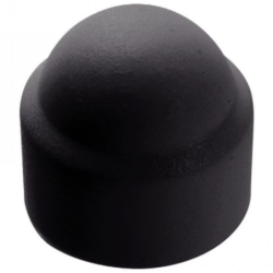 CACHE ECROU H.NOIR POLYETH D.10mm (boite 100pcs)