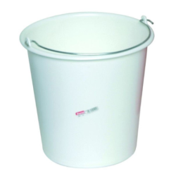 SEAU DE MENAGE PLASTIQUE 10 L BLANC