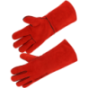 Gant chaleur/ feu croûte rouge doublé 35cm 3133X - 413X4X