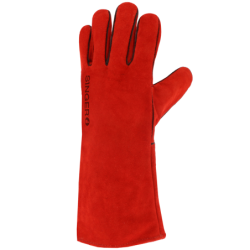 Gant chaleur/ feu croûte rouge doublé 35cm 3133X - 413X4X