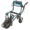 BROUETTE SUR BATTERIE MAKITA 18V LI-ion AVEC BATTERIE CHARGEUR ET RIDELLES