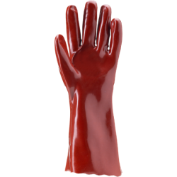 Gant chimie PVC rouge 36cm 4121X - AAKLMPT