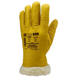 Gant froid Islande cuir fleur fourré acrylique 2122X - 220