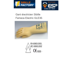Gant electricien latex CL00 500 volts
