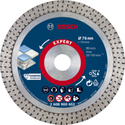DISQUE A TRONCONNER DIAMANTE HARD CERAMIQUE Ø76x1,9x10mm EXPERT