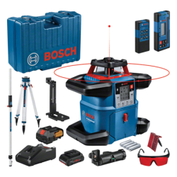 LASER ROTATIF GRL 600 AVEC BATTERIE 18V,CHARGEUR,CELLULE,TREPIED,MIRE,COFFRET