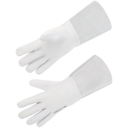 Gant cuir agneau manchette croûte 14cm 2011X