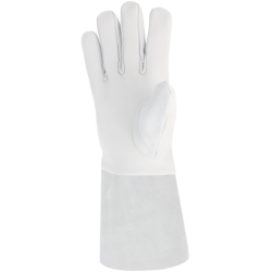 Gant cuir agneau manchette croûte 14cm 2011X