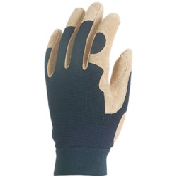 Gant cuir paume fleur de porc dos polyester 3122X